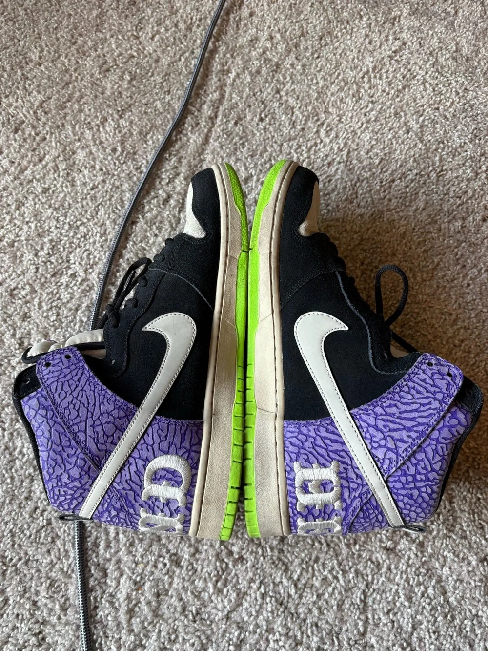 Nike SB Dunk High Prm Send Help 2 sz 12